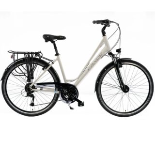 Damcykel Kands Elite Pro trekking Aluminium, 28", 24 växlar, Vit