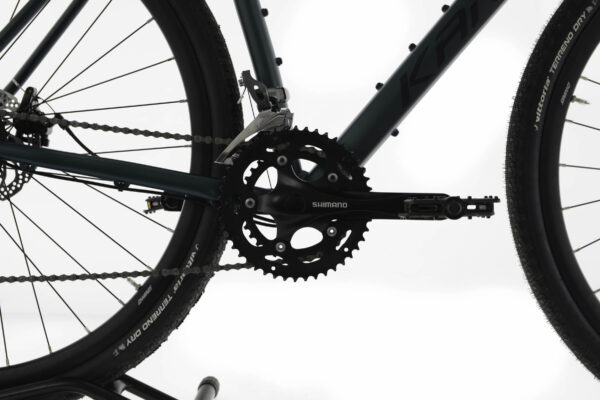 Cykelväxel och kedja närbild