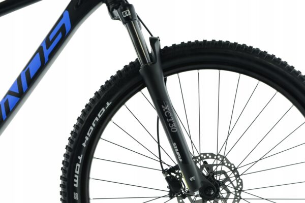 Cykelhjul och framgaffel med däck 'Tough Tom'