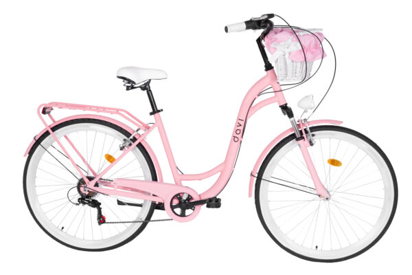 Damcykel Davi Maria Aluminium, 28", 160-185 cm, 7 växlar, Rosa