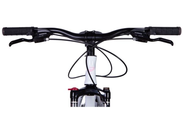 Cykelstyre med bromshandtag och kablar