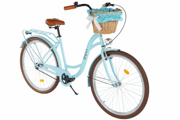 Damcykel Davi Lila 28", 160-185 cm, 1 växlar, Blå/Kaffe