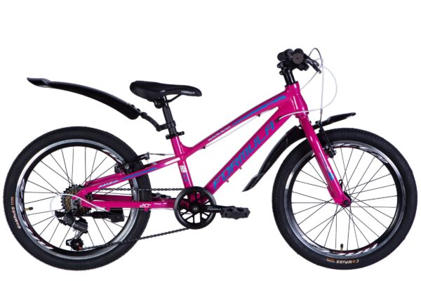 Barncykel Acid 20", Aluminium, 110-140 cm, 7 växlar, Rosa