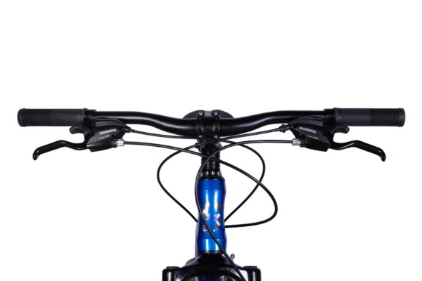 Cykelstyre med bromsar och vajrar