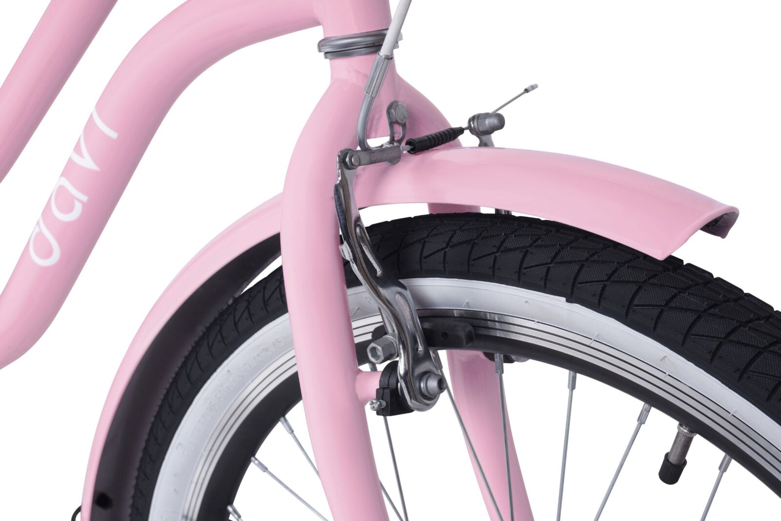 barncykel davi molli 24", 130 165 cm, 1 växel, rosa