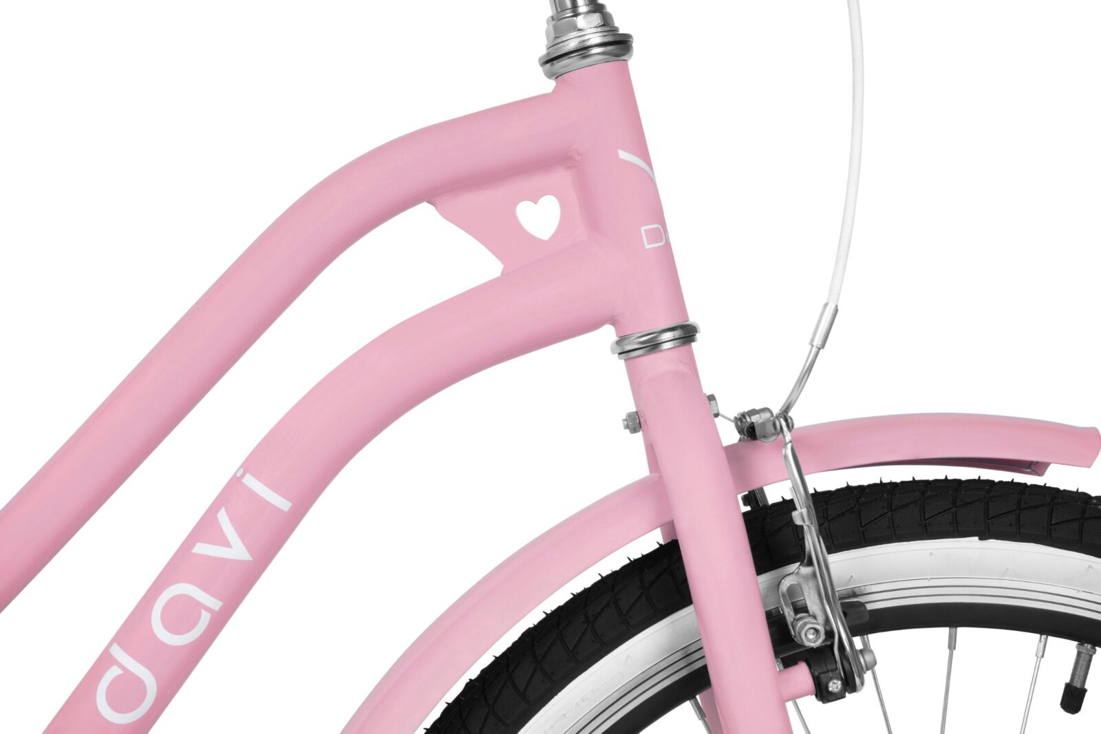 barncykel davi molli 24", 130 165 cm, 7 växlar, rosa