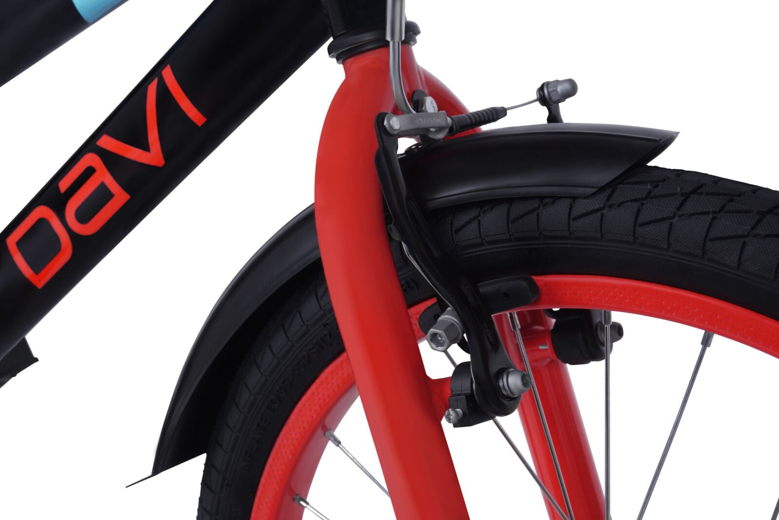 barncykel davi zippy 20", 110 130 cm, 1 växel, svart