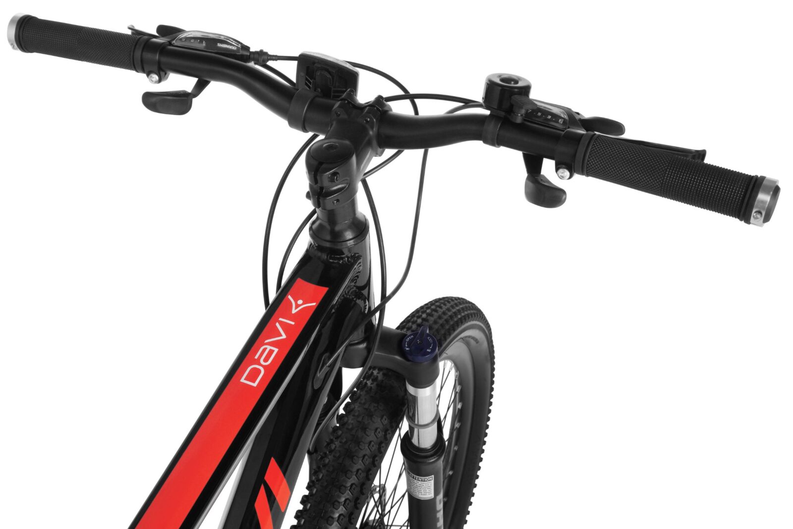 bicicleta mtb davi montaro aluminiu, 26", 145 170 cm, 21 viteze, roşu/negru