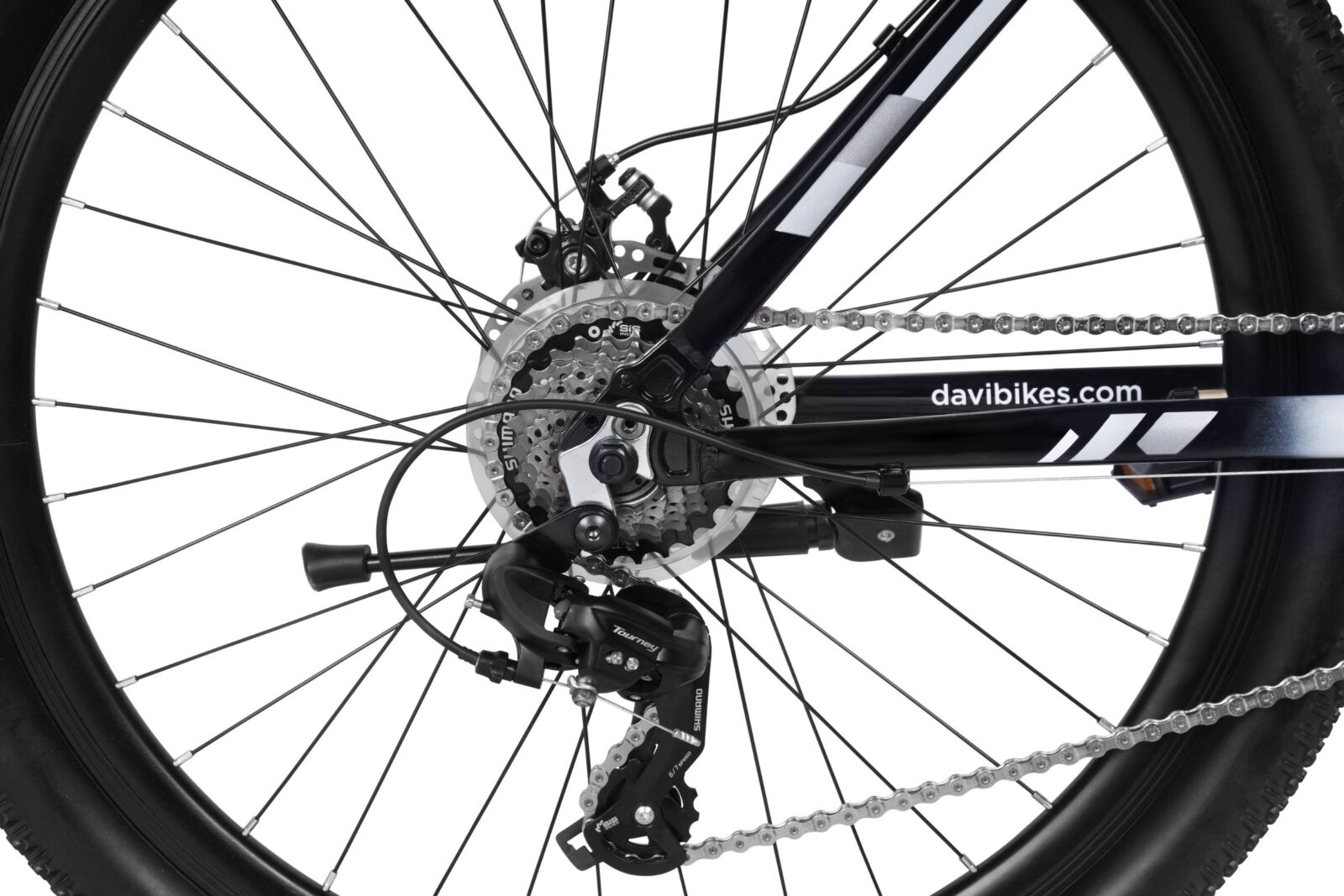 bicicleta mtb davi montaro aluminiu, 27.5", 160 185 cm, 21 viteze, negru/alb