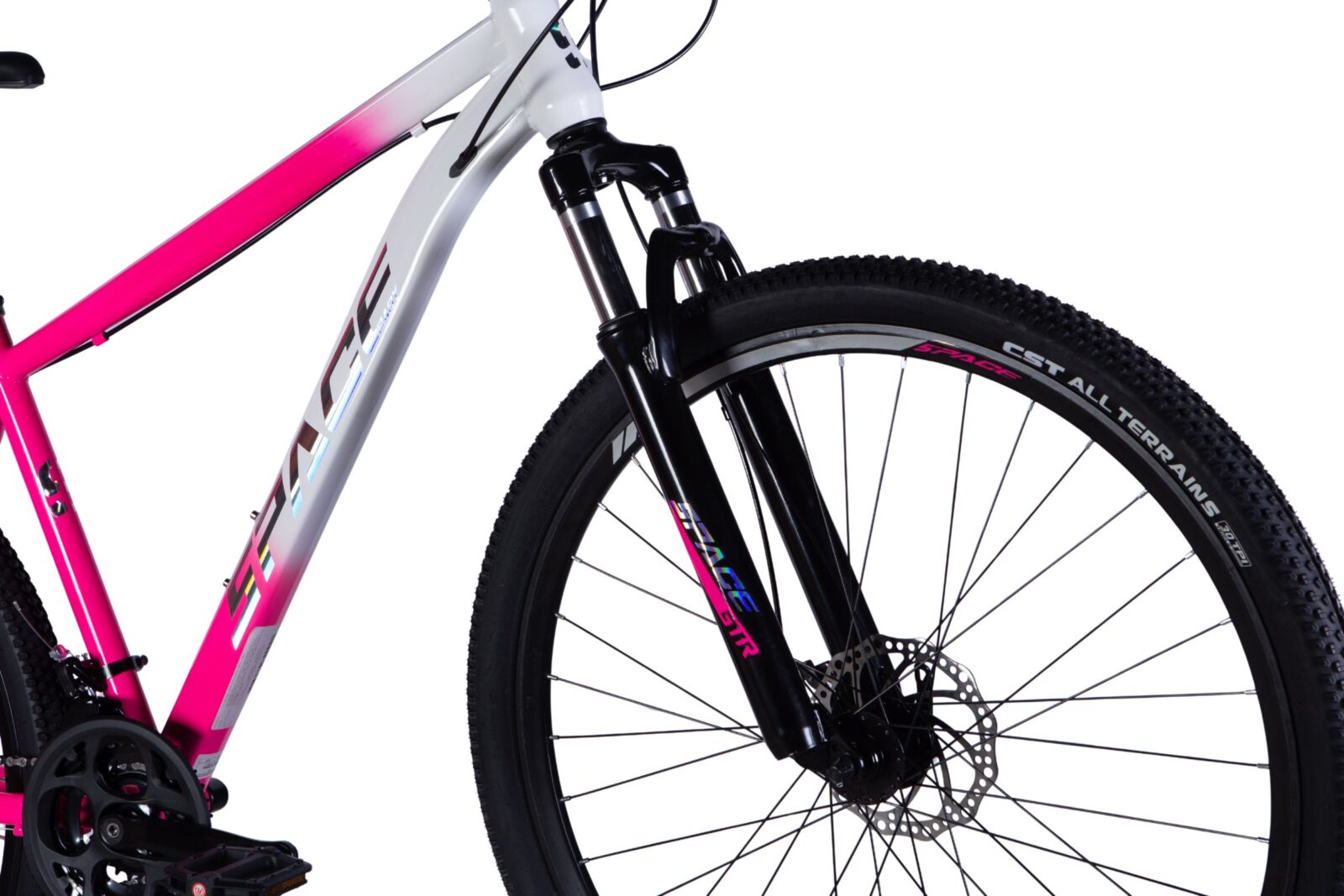 mountainbike mars 29", 170 195 cm, 21 växlar, svart/röd (copy)