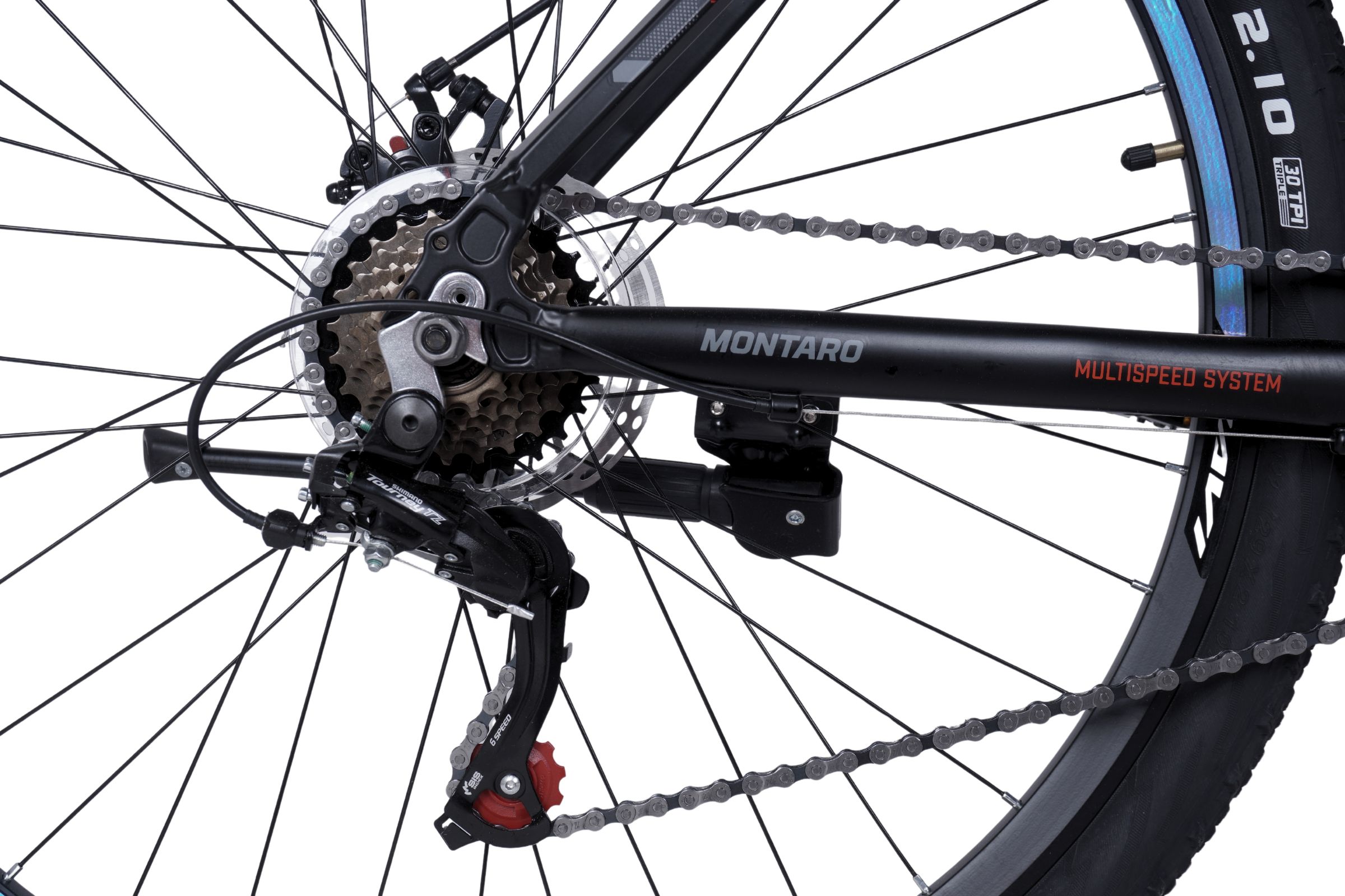 Cykelsystem med växlar och kedja