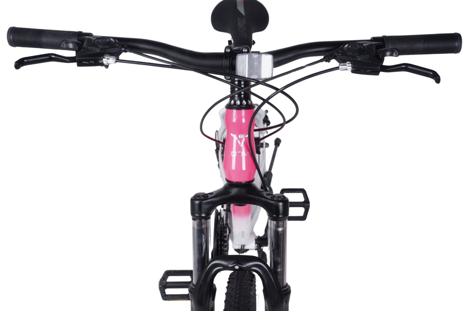 mountainbike davi bonita 27,5", 160 185 cm, 21 växlar, rosa/vit