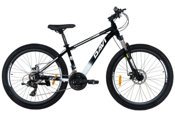 mountainbike davi montaro aluminium, 26", 145 170 cm, 21 växlar, grå/blå (copy)