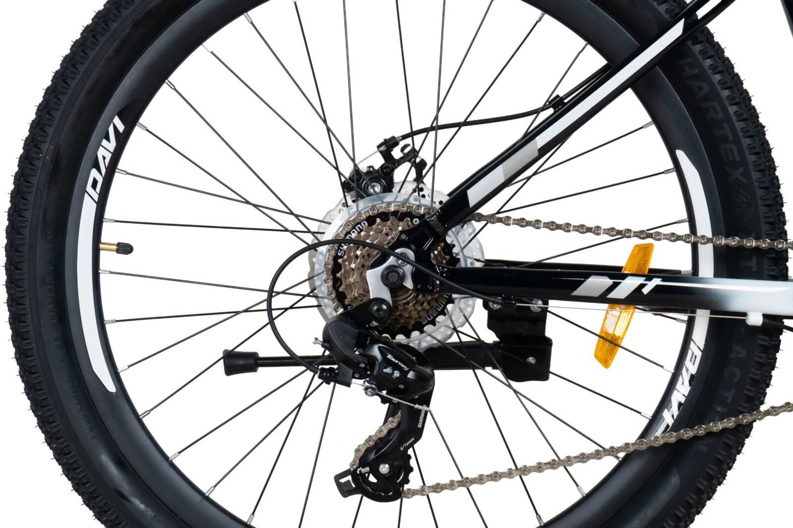mountainbike davi montaro aluminium, 26", 145 170 cm, 21 växlar, grå/blå (copy)