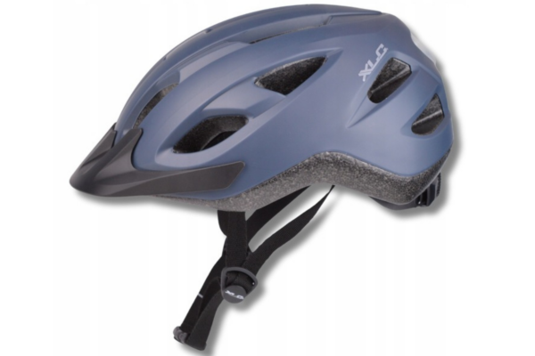 cykelhjälm bh c32, led belysning, 53 60 cm, marinblå