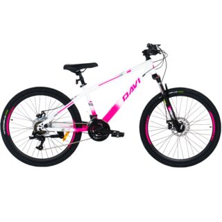 Barncykel Davi Bonita 24, 130-160 cm, 21 växlar, Rosa