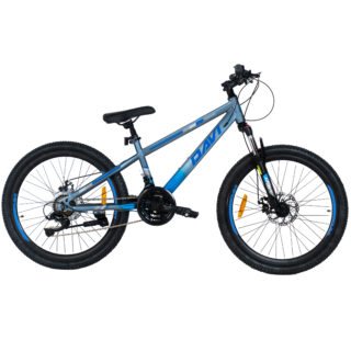 Barncykel Davi Terrano 24, 130-160 cm, 21 växlar, Grå/Blå