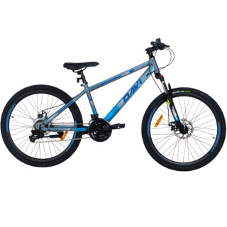 Mountainbike Davi Terrano 26", 145-170 cm, 21 växlar, Grå/Blå