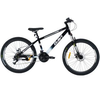 Mountainbike Davi Terrano 26", 145-170 cm, 21 växlar, Svart/Vit