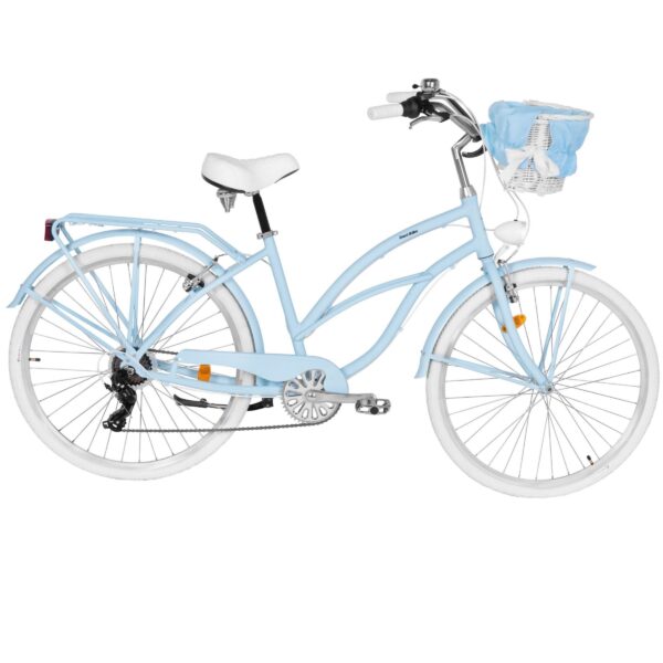 damcykel davi bianca cruiser aluminium, 28