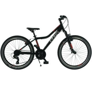 Kands Dragon 24" cykel, 130–165 cm, Svart