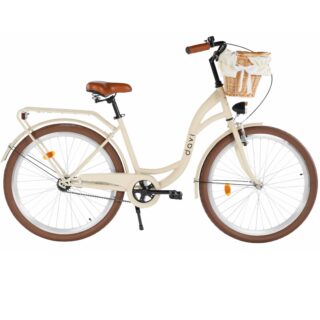 Damcykel Davi Lila 26", 155-180 cm, 1 växel, Krämfärg