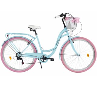 Damcykel Davi Emma 28", 160-185 cm, 7 växlar, Blå/Rosa