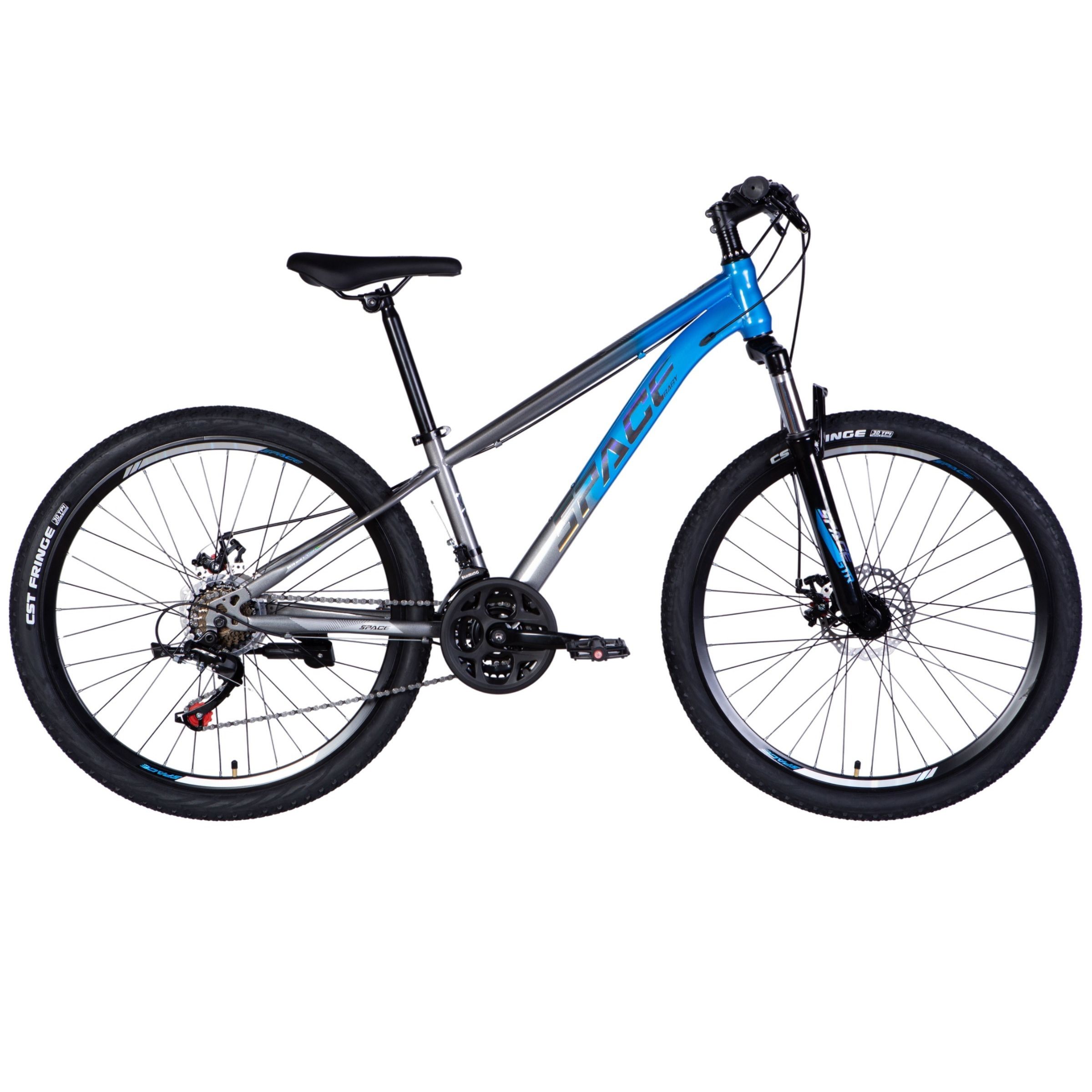Mountainbike Mars 26", 145-170 cm, 21 växlar, Blå