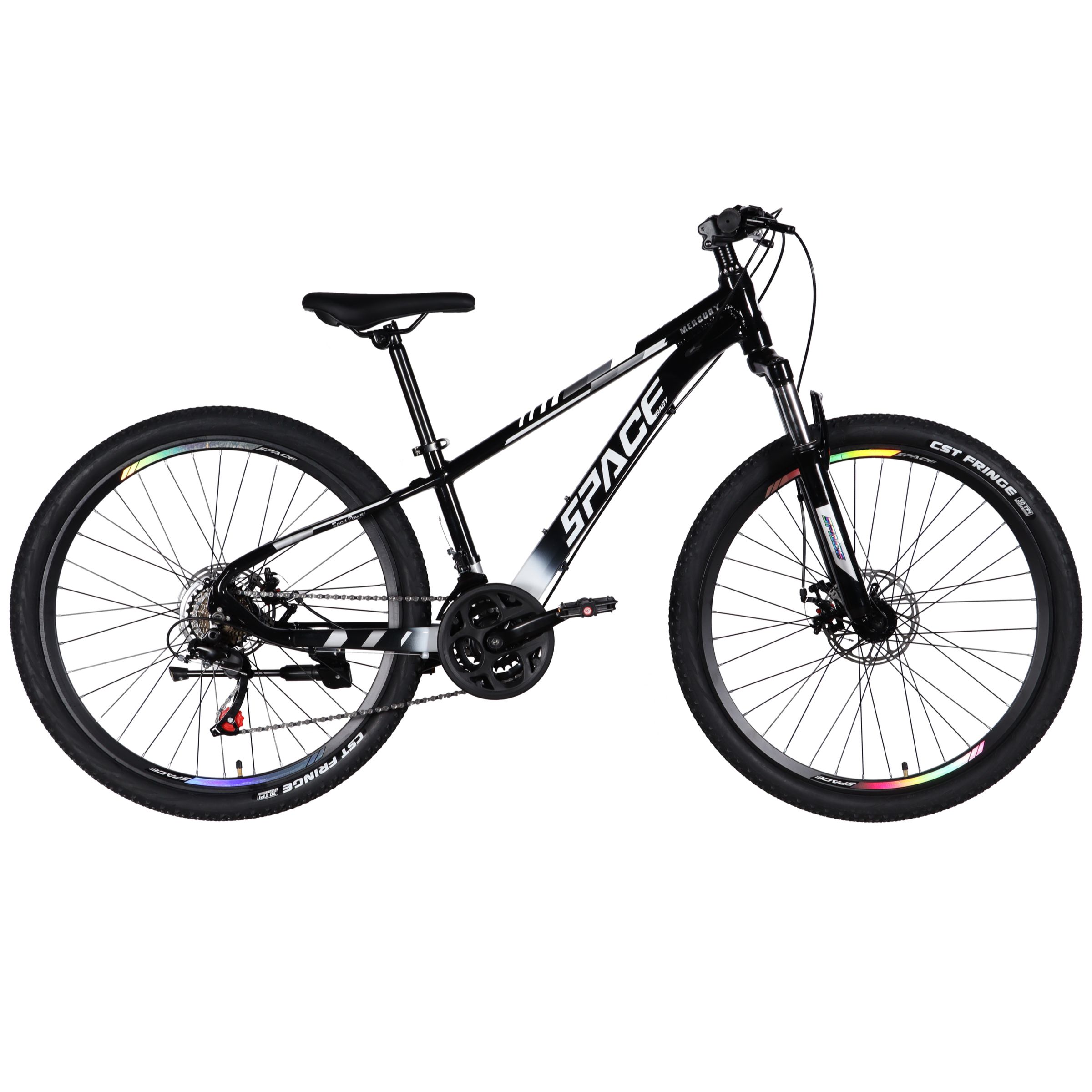 Mountainbike Mercury Aluminium 26", 145-170 cm, 21 växlar, Svart