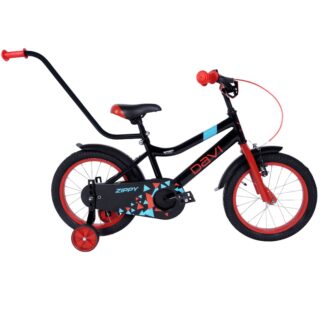 Barncykel Davi Zippy 20", 110-130 cm, 1 växel, Svart