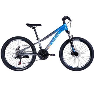 Barncykel Mars 24", 130-160 cm, 21 växlar, Blå