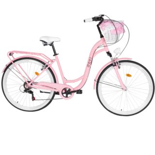 Damcykel Davi Maria Aluminium, 28", 160-185 cm, 7 växlar, Rosa