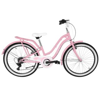 Barncykel Davi Molli 24", 130-165 cm, 7 växlar, Rosa
