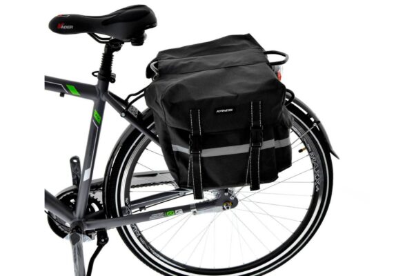 cykelväska davi, tvåfack, för bagageutrymmet